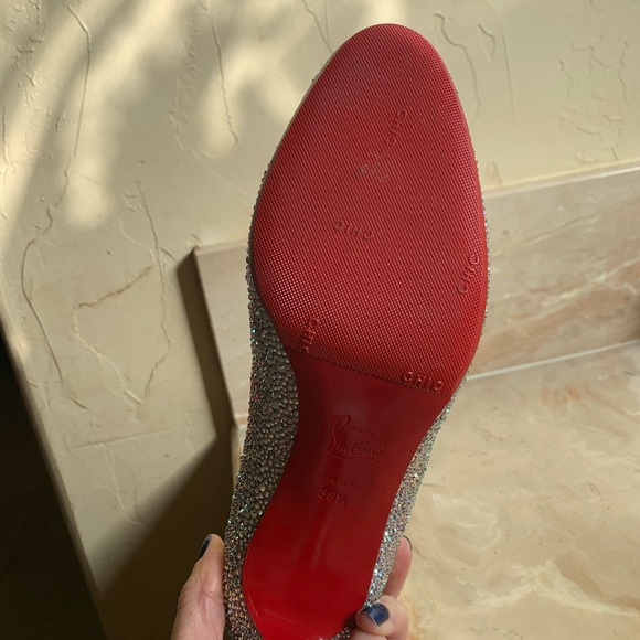 Christian louboutin Swarovski crystal heels 38.5 - Picture 4 of 4